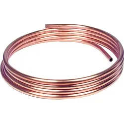 Kupferrohr in Ringen a 25-50 Meter in Größen 6 8 10 15 x 1 mm blank weich