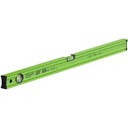 Aluminium Wasserwaage VSERIES 80cm mit zwei Libellen in Limettengrün STALCO PERFECT S010265503