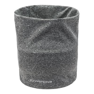 Modeschal ENDURANCE "Toowoomba Melange Neck Gaitor", Damen, grau (dunkelgrau, meliert), Elasthan, unifarben, Modetücher, aus atmungsaktivem Funktionsmaterial