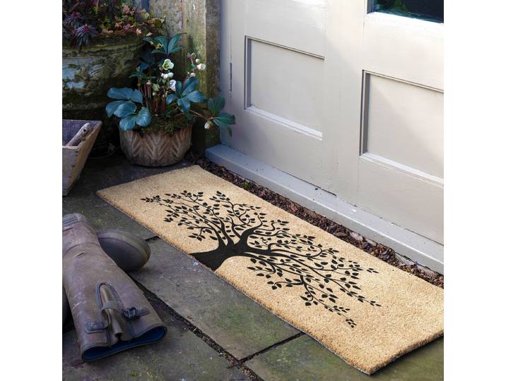 Paillasson LONG-TREEOFLIFE 40 x 1 x 120cm Marron