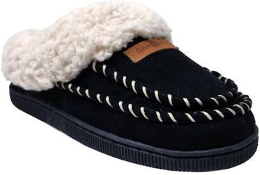 Women's Double Moc Memory Foam Clog Slipper by GaaHuu in Black (Size M M)