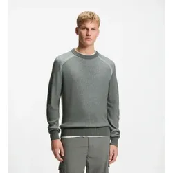 BOSS für Herren. 50555872 Grauer Akajer-Pullover (L), Lässig, Baumwolle