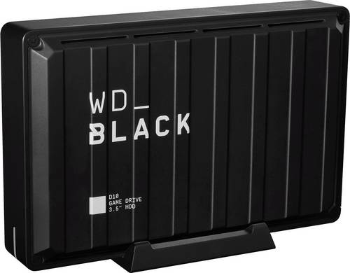 WD Black D10 Game Drive 8TB Externe Festplatte 8.9cm (3.5 Zoll) USB-A (USB 3.2 Gen 1) Schwarz WDBA3P0080HBK-EESN