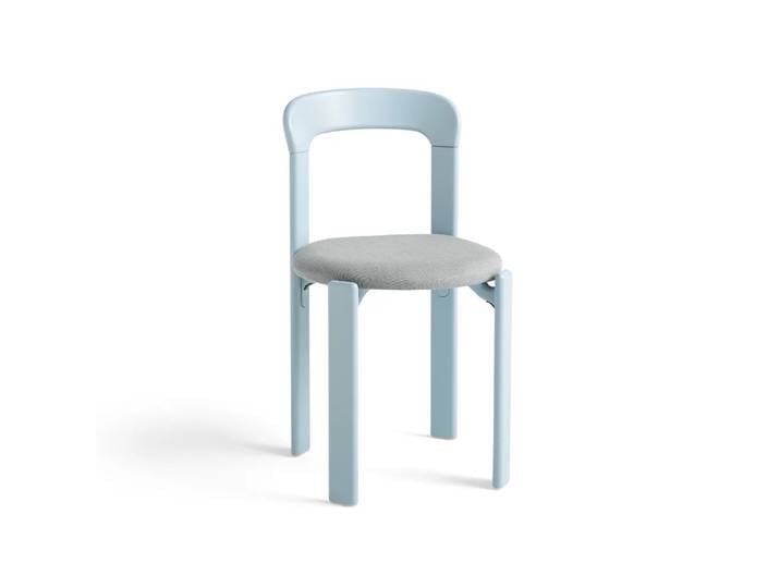 HAY Rey gepolsterter Stuhl Steelcut trio 113 slate blue