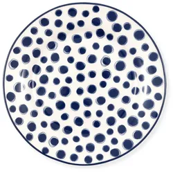 GreenGate Frühstücksteller Tippa blue, Ø 20,2 cm