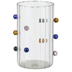 HOME STORY Vase   , transparent/klar , Glas , Maße (cm): B: 15 H: 20
