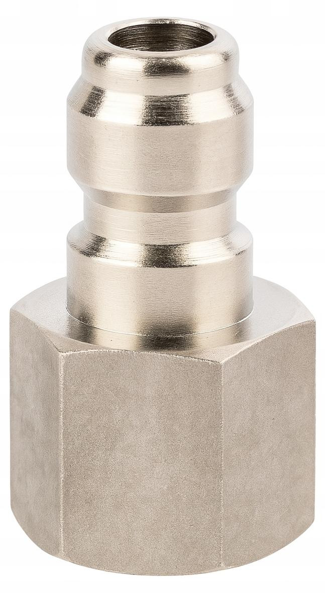 ROSFIX Adapter 3/8" Aansluiting Snelkoppeling Mannelijk RVS 304 voor Schuimpistool en Hogedruklans