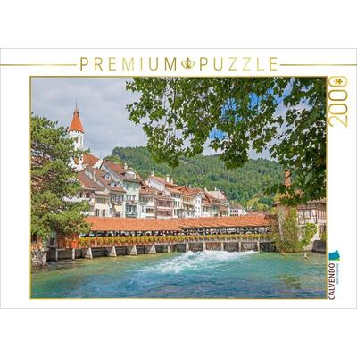 CALVENDO Puzzle Altstadt von Thun an der Aare | 2000 Teile Lege-Größe 90x67cm Foto-Puzzle für glückliche Stunden