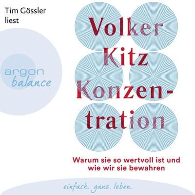 Konzentration - Volker Kitz, Audio, 9783732457267
