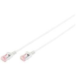 Digitus DK-1624-100S RJ45 Patchkabel CAT 6 U/FTP 10.00 m Grau Geschirmt, Halogenfrei, doppelt geschirmt 1 St.