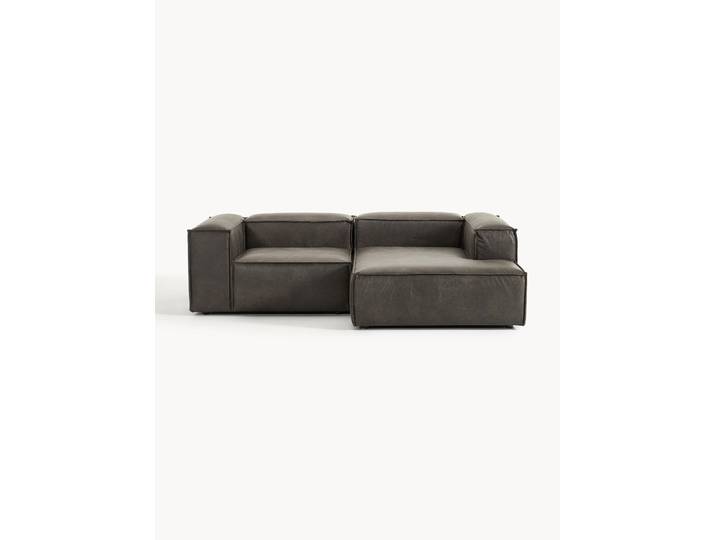 Modulares Leder-Ecksofa Lennon (3-Sitzer)