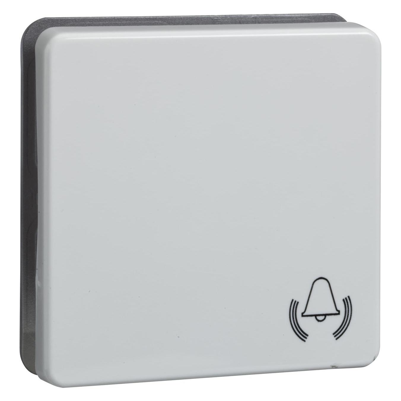 ELSO Wippe Universal-schalter/Taster Symbol Klingel FASHION/RIVA/SCALA reinweiss (233104)