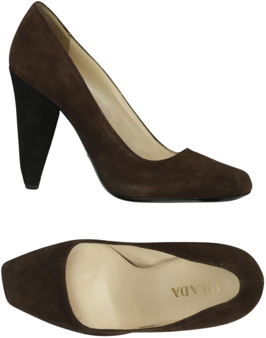 Prada Damen Pumps, Braun, Gr. EU 35.5, kein / Etikett - Second Hand