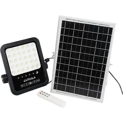 LX SO400133 - Solarstrahler, LED Fluter, Akku, 20W, 2750lm, 6500K, IP65