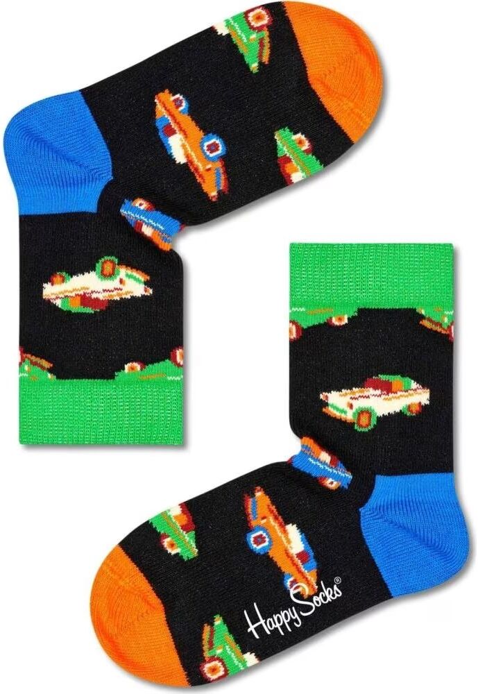 Happy Socks Calcetines Con Estampado De Coches Negro S Unisex