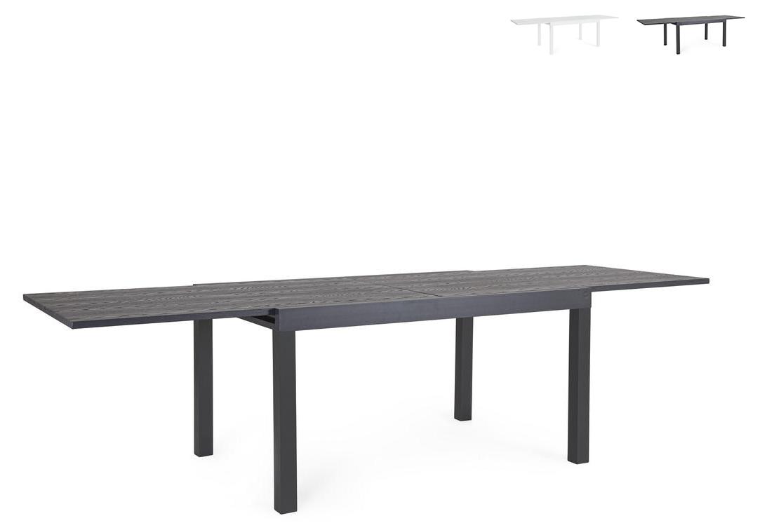 Tisch Cliv 135-270 x 90 x 75 cm Aluminium Anthrazit