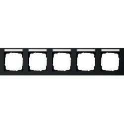Gira Abdeckrahmen 5f. sw 109509