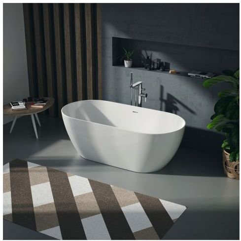 Duravit DuraKanto Badewanne 700560000000000 160x7cm, freistehend, weiß