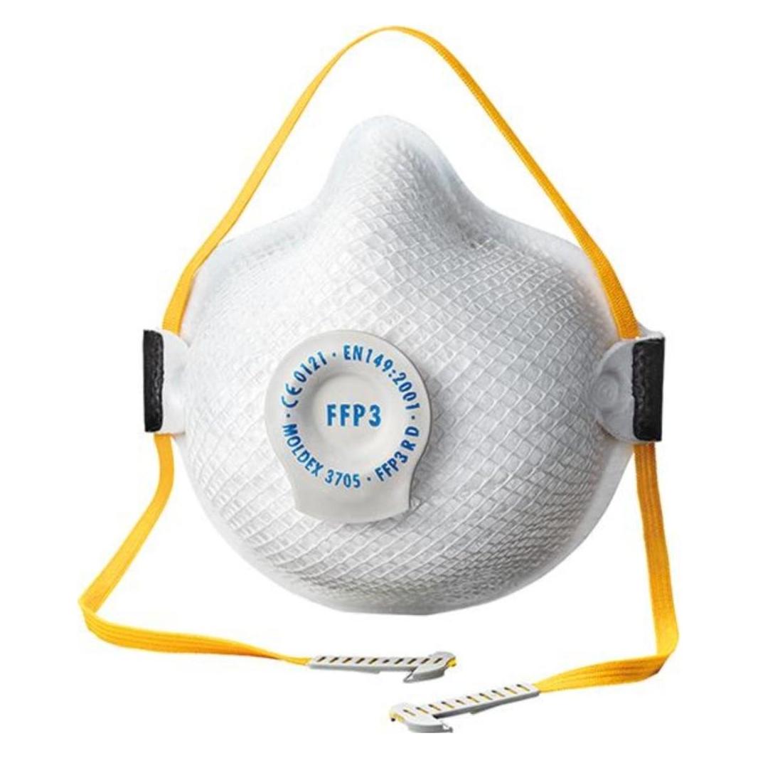 Moldex Atemschutzmaske FFP3 R D mit Klimaventil, Air Seal, einzel verpackt (FFP3 R D) (370501)