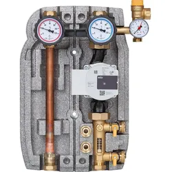 Solarstation Easyflow 22mm Zweistrang, WILO Para ST 25/6 und Durchflussmesser 2-12 l/min