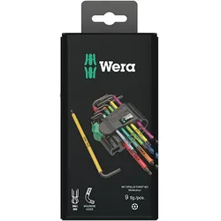 967/9 TX BO MULTICOLOUR 1 SB WINKELSCHLÜSSELSATZ, WERA, 9-TEILIG, WERA, 05073599001