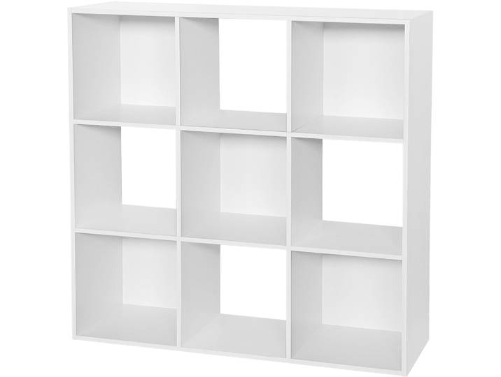 Aktenregal HOME AFFAIRE Nahuel , weiss (weiß), B:91cm H:91cm T:30cm, Holzwerkstoff, Regale, Aktenregal, Bücherregal, Würfelregal im modernen Design, B 91 x H 91 cm
