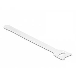 Delock Klettkabelbinder zum Bündeln (L x B) 150 mm x 12 mm Weiß 10 St. 19519