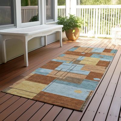 Addison Rugs Machine Washable Indoor/ Outdoor Geo Somerton Chantille Rug