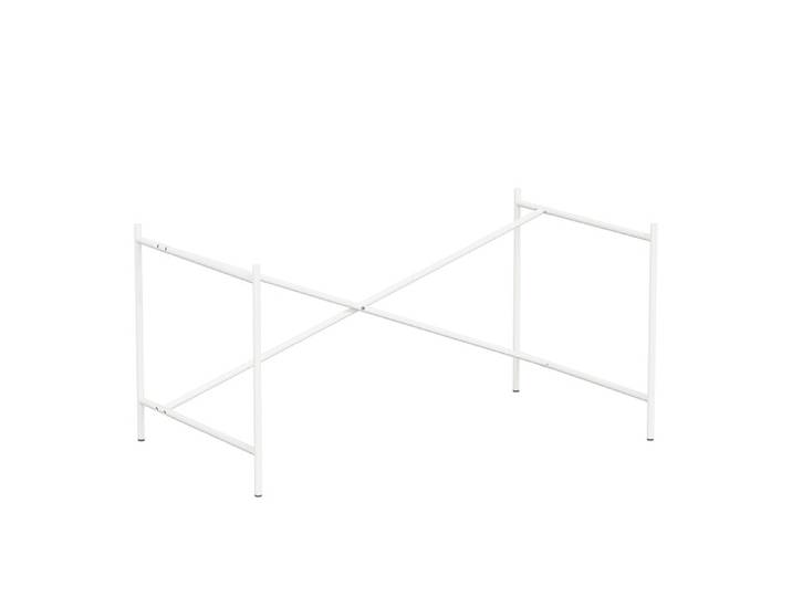 Tischgestell Eiermann 2 Richard Lampert weiß, Designer Prof. Egon Eiermann, 135x66-86x66 cm