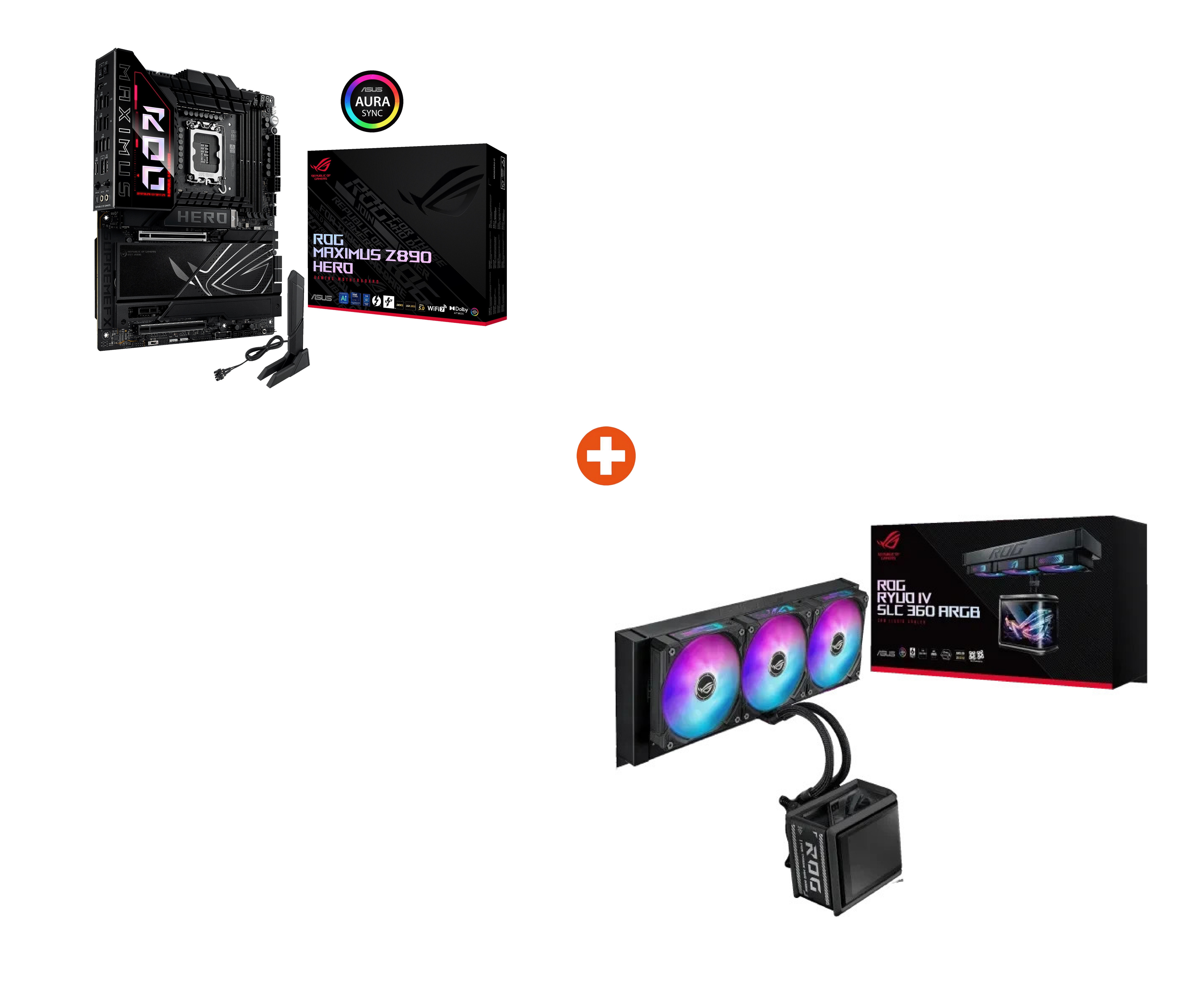 ASUS LEVEL UP #13 Bundle (ROG MAXIMUS Z890 HERO + ROG RYUO IV SLC 360 ARGB)