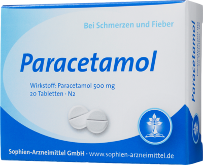 Sophien Arzneimittel GmbH PARACETAMOL Sophien 500 Tabletten 20 St 01679407