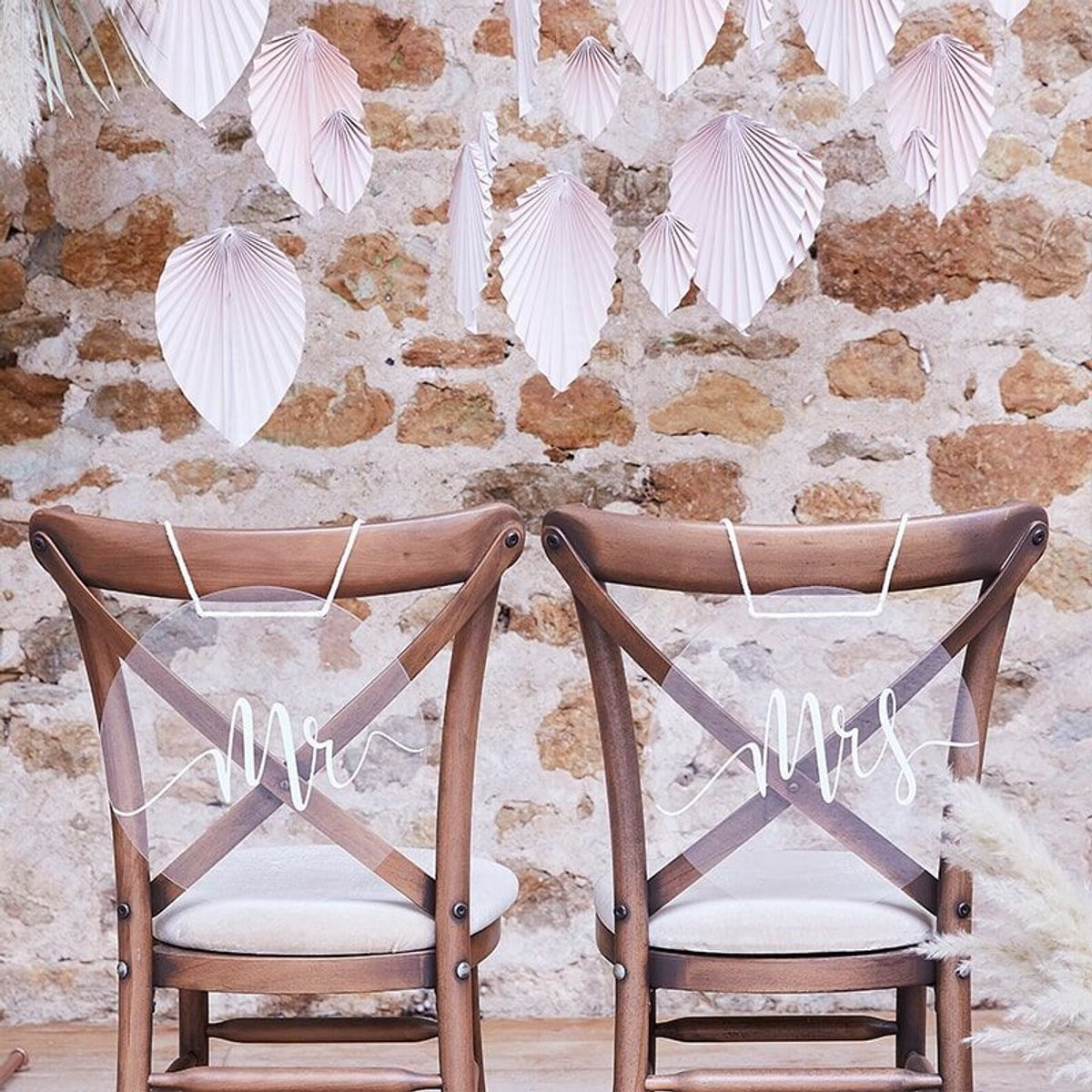 Ginger Ray Mr & Mrs Stoel decoratie voor bruiloften