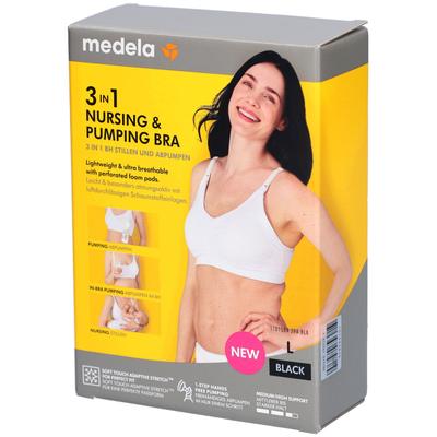 Medela 3in1 nursing & pumping BH L schwarz 1 St Bustier