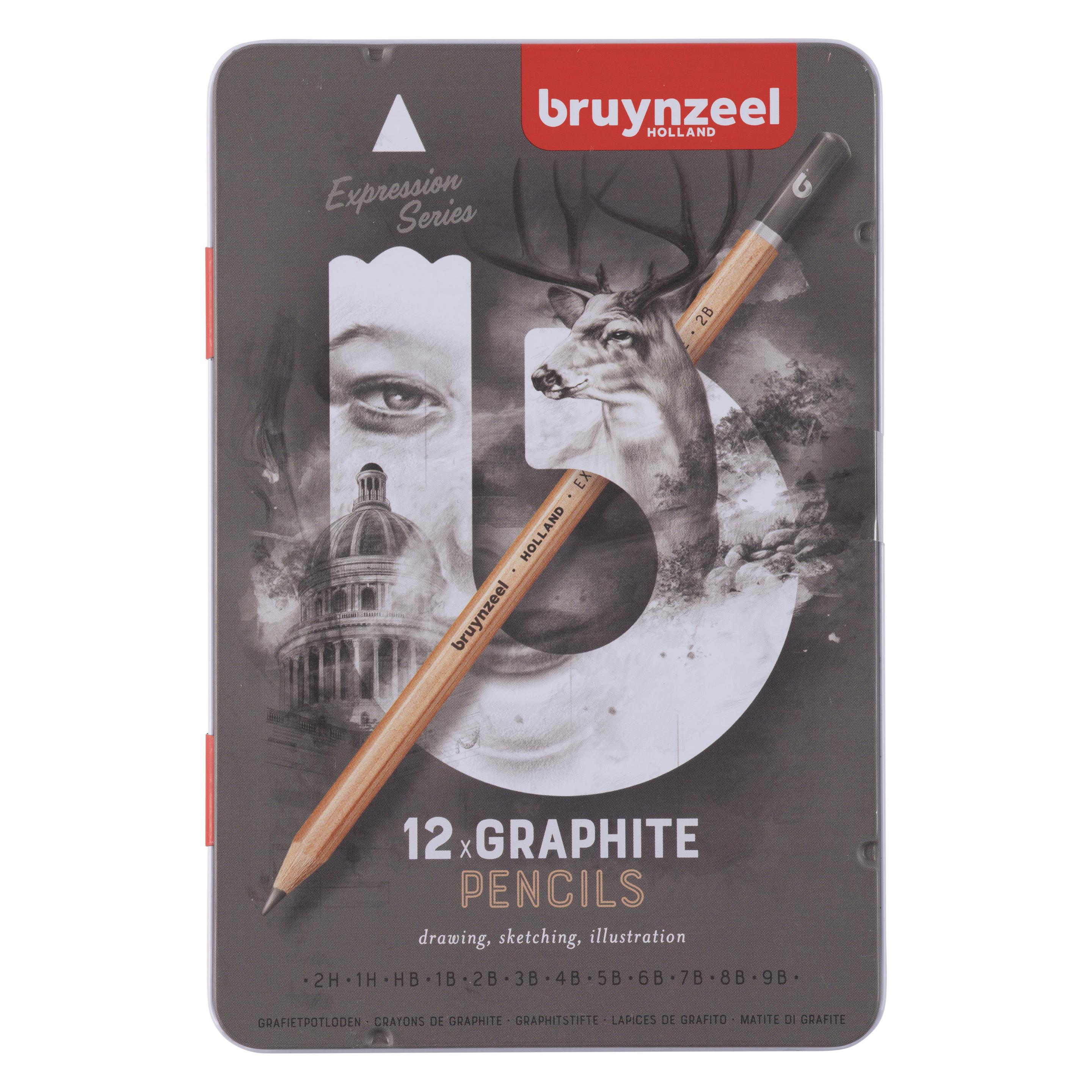 Bruynzeel Bleistift Expression 2.2 - 3.6 mm, 12 Stück (3.60 mm, HB, 12x) (60311012)