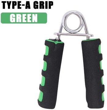 Uplift Picks Adjustable Hand Grip Strengthener With Counter Forearm And Wrist Trainer green