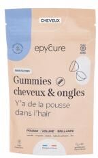 Epycure Gummies Cheveux & Ongles Sans Sucres - 1 Mois - 60 Gummies - 2/Jour - Doypack 60 gummies