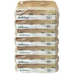 Satino PureSoft Premium Recycling-Toilettenpapier 4-lagig, 56 Rollen