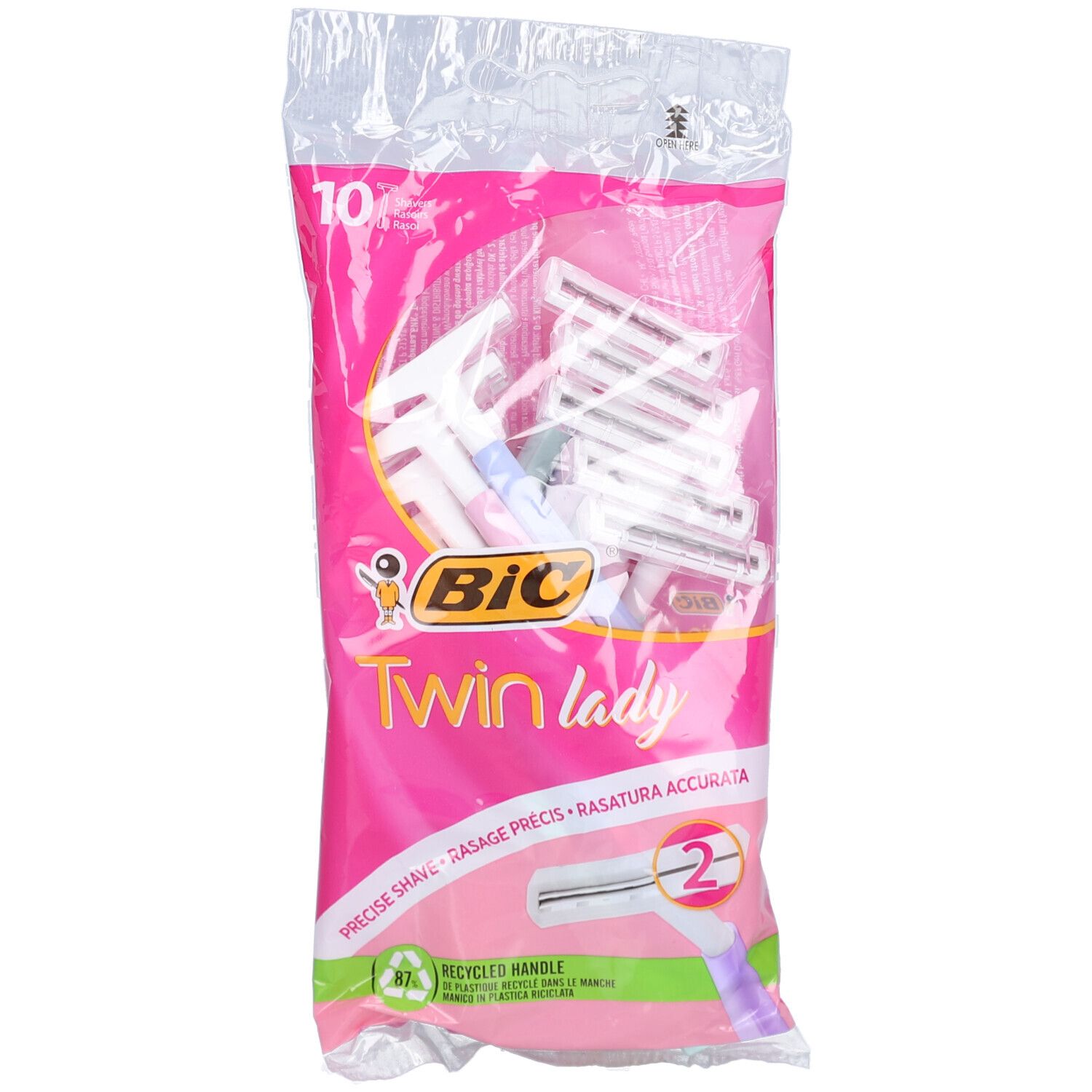 BIC Twin Lady 2-Klingenrasierer assortiert 10 Stk St Keine Angabe