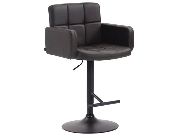 furnicato Barhocker Los Angeles 93x60x56 cm braun (1 St), Höhenverstellbarer Tresenhocker mit 360-Grad-Drehfunktion