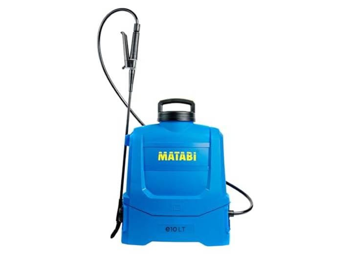 Matabi e10LT - Pulvérisateur Électrique 10L - Batterie 12V - 2 Buses Pulvérisateur de Jardin avec Batterie à charge rapide\, autonomie jusqu’à 150 L\, pour potagers et jardins\,pulvérisateur dorsal