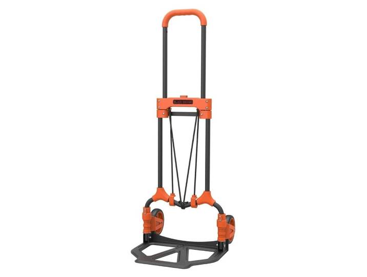 Chariot diable pliant Charge 65 kg BLACK & DECKER Compact et Léger Chariot à roues Manutention Déménagement Stockage