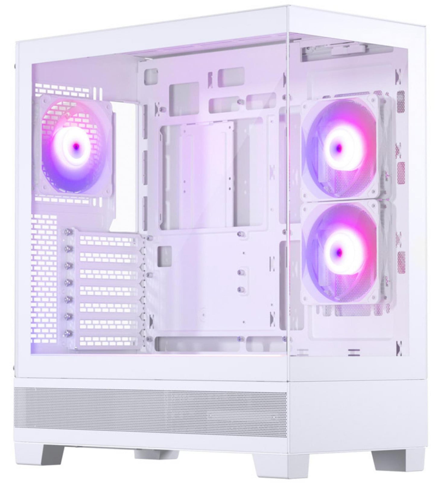 Phanteks XT View wit mat gehard glas x 2