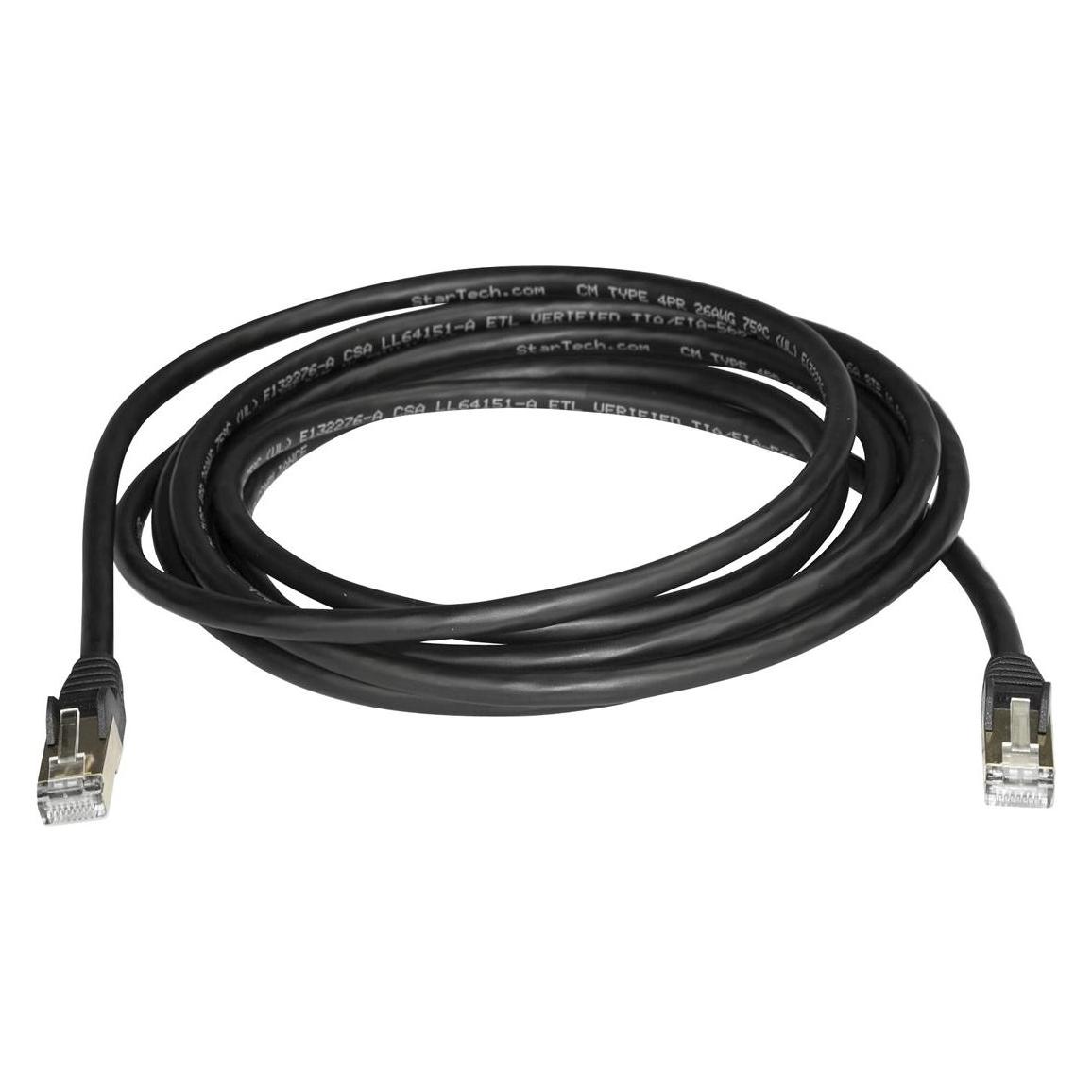 StarTech Patch Cable Cat6a 3m Black (STP, CAT6a, 3 m) (6ASPAT3MBK)