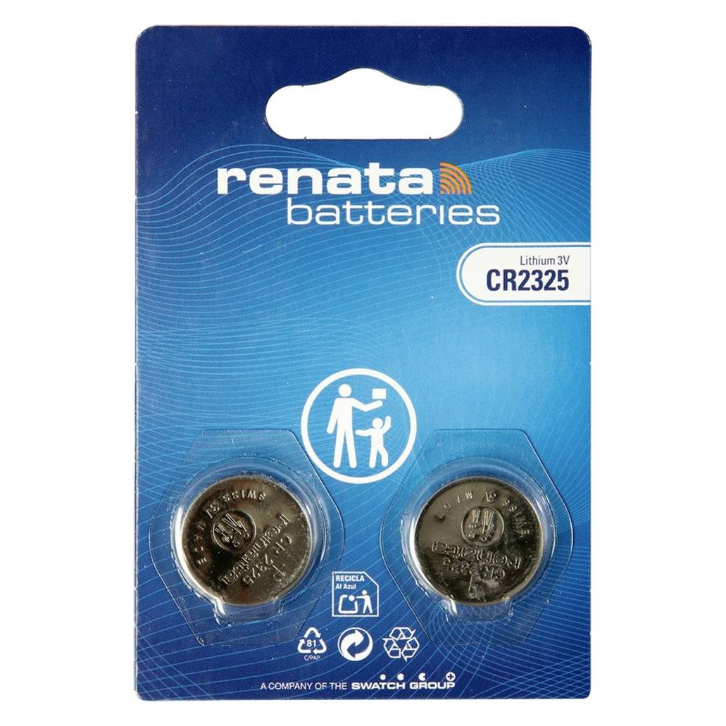 Renata CR2325 SC 2BL (Lithiumbatterie) (2 Stk., Gerätespezifisch, 190 mAh) (704580)