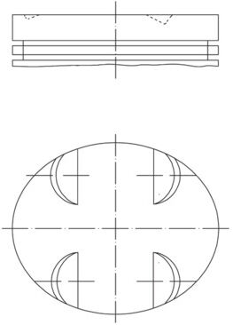 Mahle Kolben 005 24 01