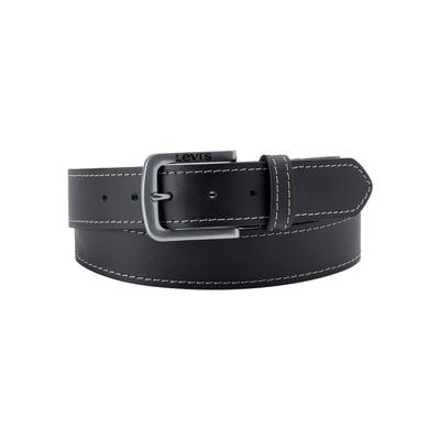 Ledergürtel LEVI'S "LOIRE", Damen, Gr. 105, schwarz, Rindsleder, unifarben, Gürtel Ledergürtel, Unisex