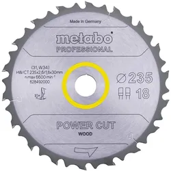 Metabo Sägeblatt power cut wood professional FZ / FA 10° - 628492000