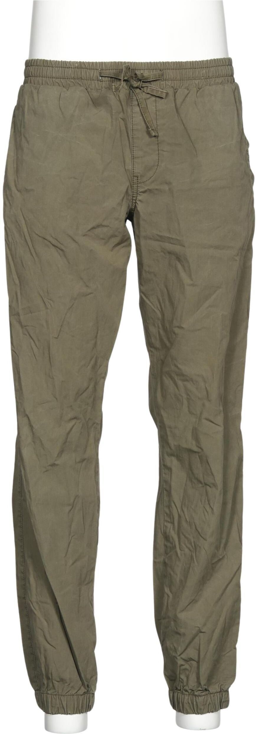 asos Herren Stoffhose, Grün, Gr. S, Baumwolle - Second Hand