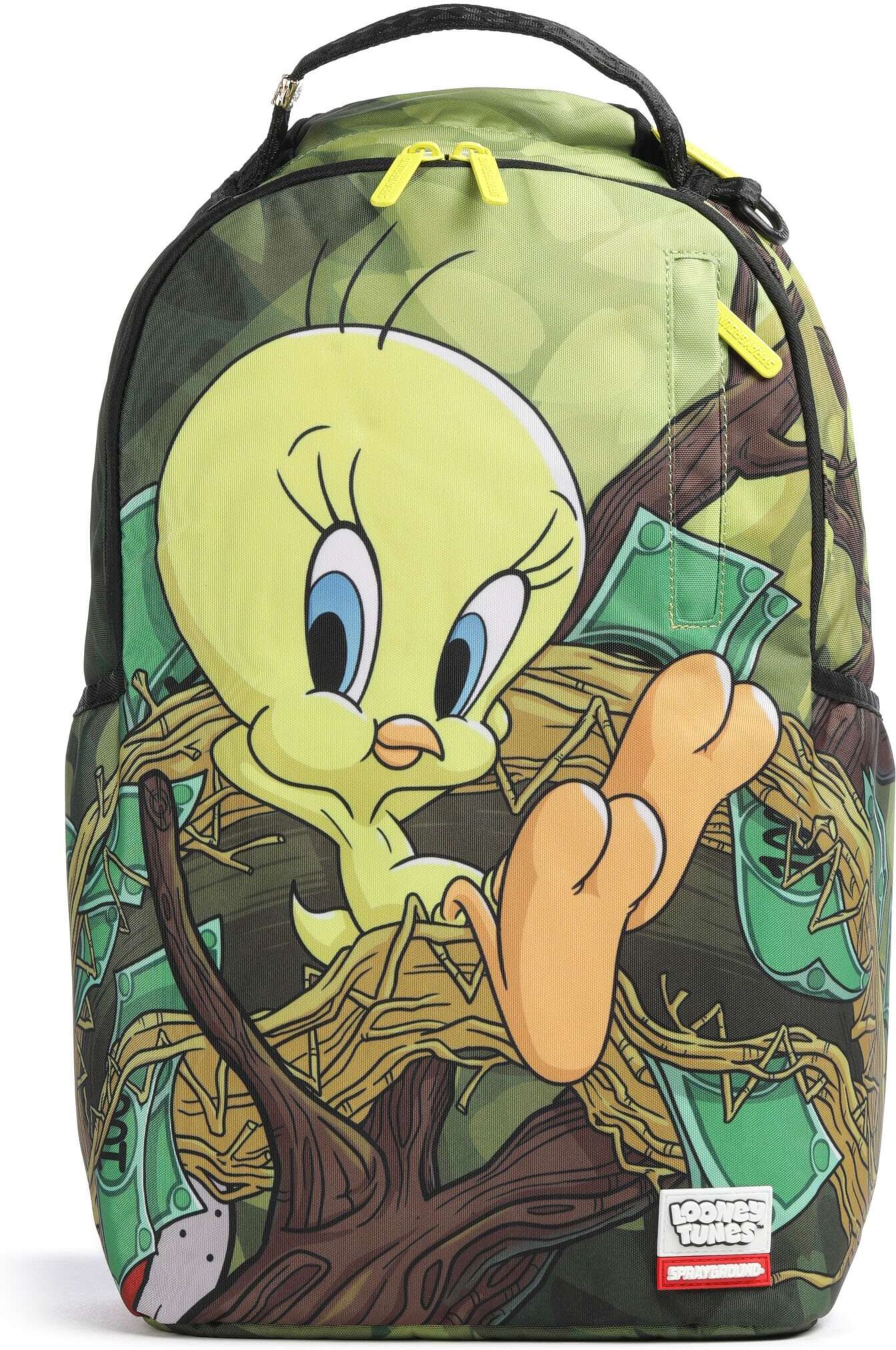 Sprayground Looney Tunes Tweety Money Nest Shark Rucksack, mehrfarbig