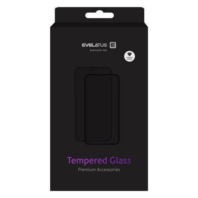 Evelatus iPhone 15 Rubber Anti-Broken 3D Glass Full Cover Japan Glue Anti-Static (Apple iPhone 15) (EVEAPP15RG)